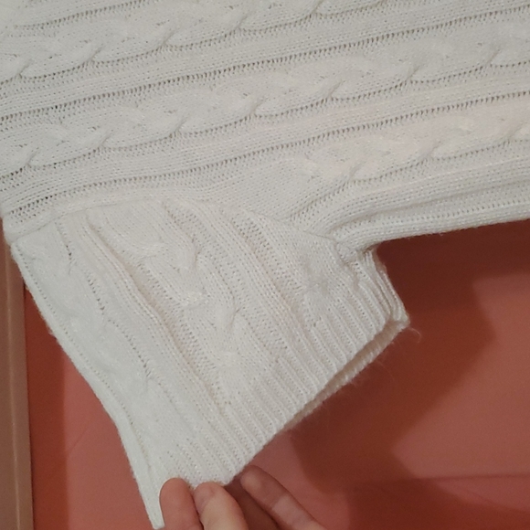 Short Sleeve Cableknit Sweater - Picture 3 of 4